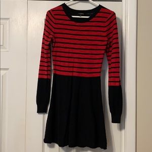 Long sleeve sweater dress